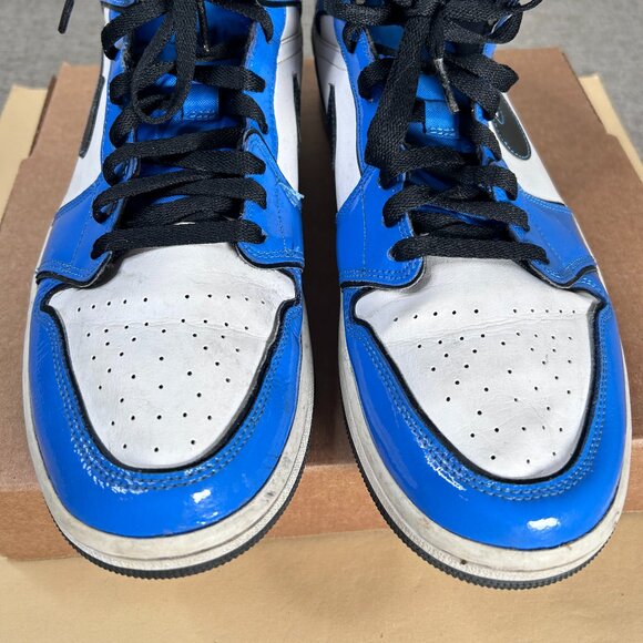 Nike Jordan 1 Mid Signal Blue Sneaker Shoes Men's 10.5 DD6834-402 - Picture 5 of 16